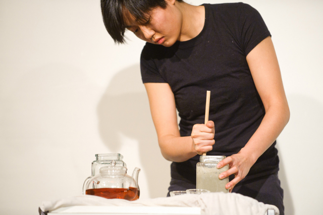 Mourning  Tea (2011) performance by Annie Onyi Cheung